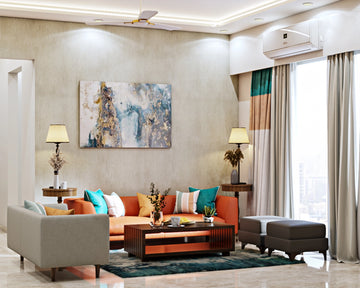 Contemporary Designed Compact Living Room